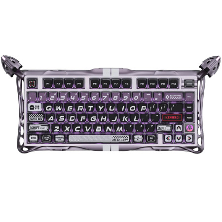 GravaStar Mercury V75 Pro Keyboard Iron Purple