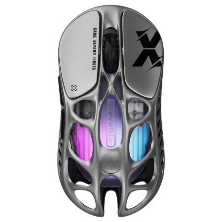 GravaStar Mercury X Wireless Gaming Mouse Interstellar Silver