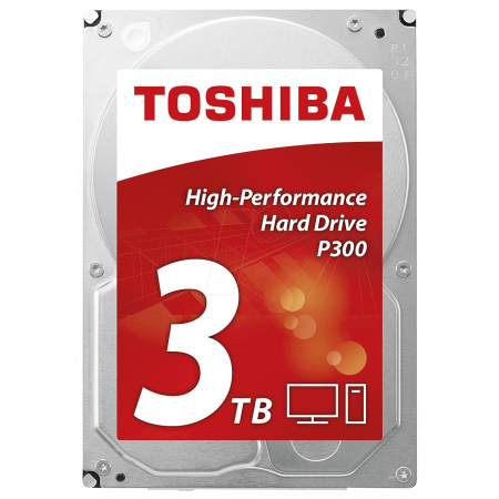 Toshiba HDD 3.0TB 7200 64MB SATA3 3.5" P300 HIGH-PERFORMANCE