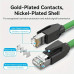 Vention CAT6a SFTP Industrial Flexible Patch Cable 0.3M Green