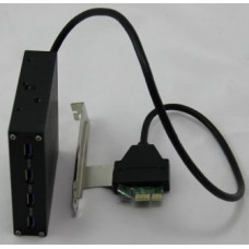 IPPON PCI-E Card USB3.0 4-Ports + 3.5" Bay Kit