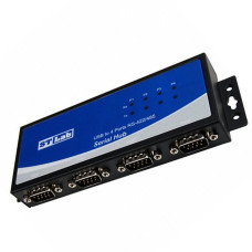 STLAB USB 2.0 to RS422/RS485 X4 Adapter with speeds up to 1Mbps + Auto Detect and Switching