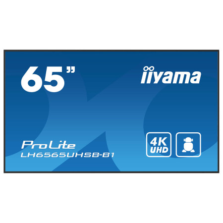 מסך שילוט דיגיטלי IIYAMA 65" ProLite IPS 4K Android 24/7