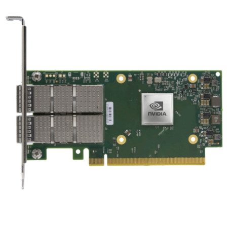 Nvidia 100GbE 2xQSFP56 PCIe 4.0 x16 ConnectX-6 Dx EN Card