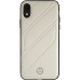 CG Mobile כיסוי קשיח מעור לאייפון XR בצבע אפור מרצדס רשמי