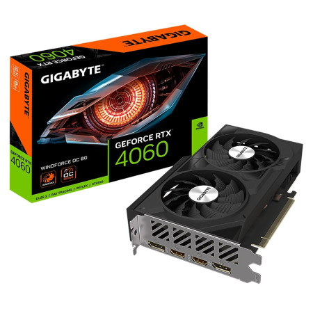 Gigabyte RTX 4060 WINDFORCE OC 8G (DLSS 3) GV-N4060WF2OC-8GD