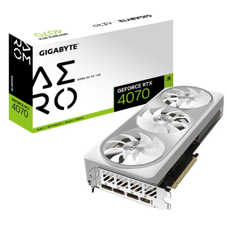 Gigabyte RTX 4070 (DLSS 3) GV-N4070AERO OCV2-12GD