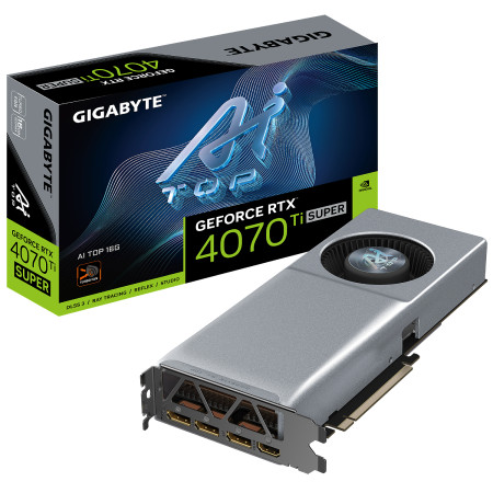 Gigabyte GeForce RTX 4070 Ti SUPER AI TOP GV-N407TSAI TOP-16GD