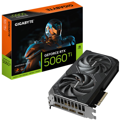 Gigabyte GeForce RTX 5060 Ti WINDFORCE OC 16G GV-N506TWF2OC-16GD