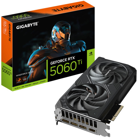 Gigabyte GeForce RTX 5060 Ti WINDFORCE OC 8G GV-N506TWF2OC-8GD