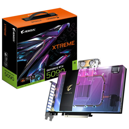 Gigabyte AORUS GeForce RTX 5090 XTREME WATERFORCE WB 32G GV-N5090AORUSX WB-32GD