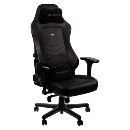 כיסא גיימינג עור אמיתי Noblechairs HERO Real Leather Black שחור