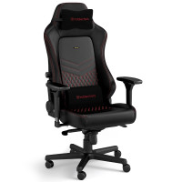 כיסא גיימינג ומנהלים עור אמיתי Noblechairs HERO Real Leather שחור/אדום