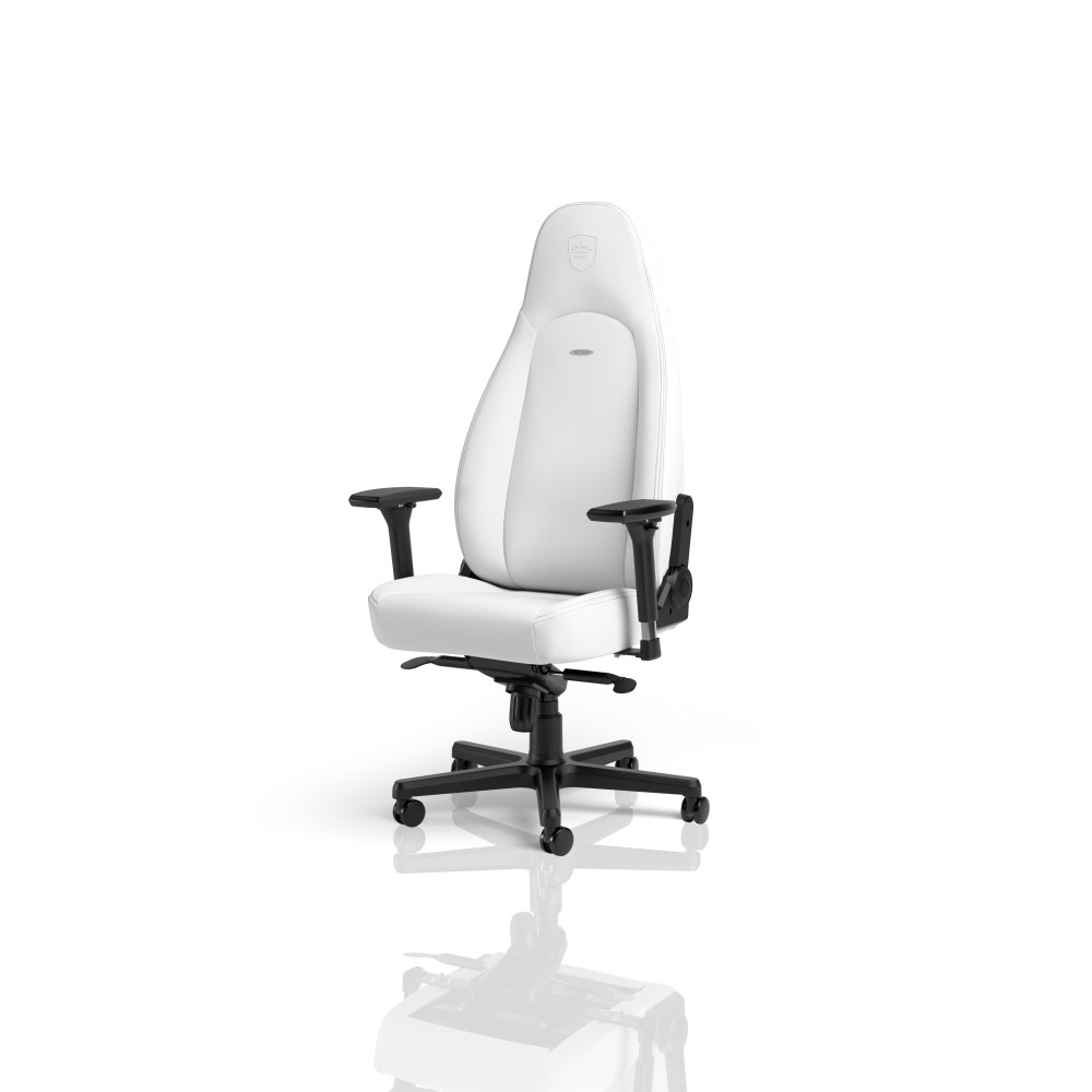 icon black gaming chair manufactured by noblechairs