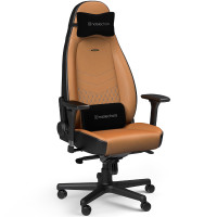 כיסא גיימינג ומנהלים עור אמיתי Noblechairs ICON Real Leather חום/שחור