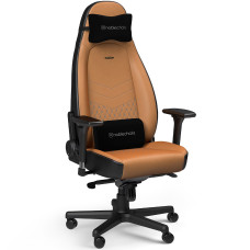 כיסא גיימינג עור אמיתי Noblechairs ICON Real Leather חום/שחור