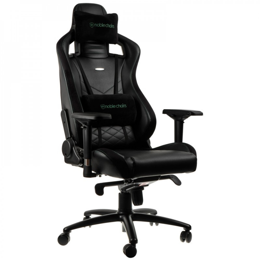 gaming chair black green