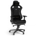 כיסא גיימינג משרדי עור אמיתי Noblechairs EPIC Real Leather Black שחור  מתצוגה -איסוף נתניה בלבד  