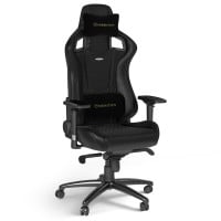 כיסא גיימינג משרדי עור אמיתי Noblechairs EPIC Real Leather Black שחור