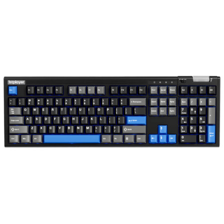מקלדת גיימינג מכאנית אלחוטית 1StPlayer NEO108 Midnight Blue עברית/אנגלית
