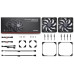 Noctua NF-A14x25 G2 PWM Sx2-PP chromax.black 140mm x2 Fans