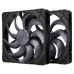 Noctua NF-A14x25 G2 PWM Sx2-PP chromax.black 140mm x2 Fans