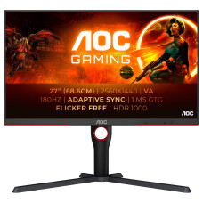 מסך מחשב לגיימינג AOC 27" VA QHD 180Hz 1ms