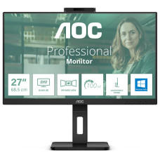 מסך מחשב AOC 27" IPS QHD 100Hz 4ms with Webcam