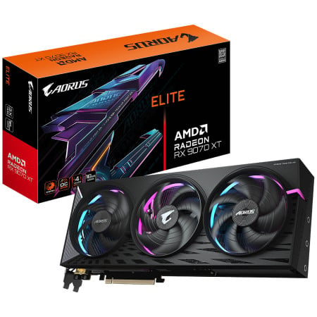 Gigabyte AORUS Radeon RX 9070 XT ELITE 16G GV-R9070XTAORUS E-16GD