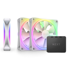 NZXT F120 RGB DUO Triple Pack White 3-Fans