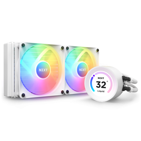 NZXT Kraken Elite 240 RGB White Water Cooler