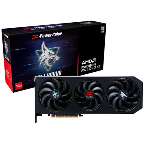 כרטיס מסך PowerColor Hellhound RX 9070 XT 16GB GDDR6