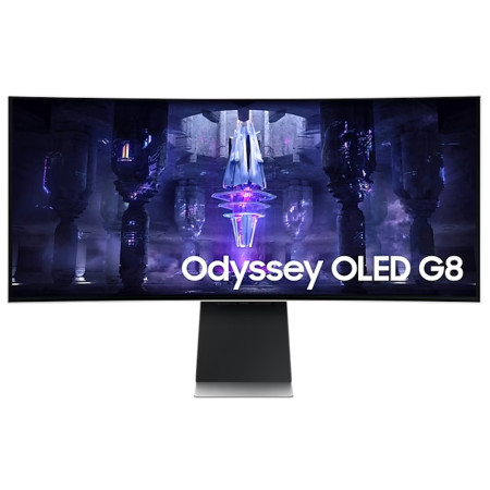 מסך מחשב קעור לגיימינג Samsung 34" Odyssey OLED UWQHD 175Hz 0.3ms 1800R