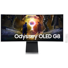 מסך מחשב קעור לגיימינג Samsung 32" Odyssey G8 OLED QHD 175Hz 0.03ms 1800R