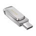 SanDisk 256GB Ultra Dual Luxe USB-C/A Flash Drive