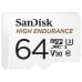 SanDisk 64GB High Endurance microSD XC UHS-I Card