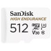 SanDisk 512GB High Endurance microSD XC UHS-I Card