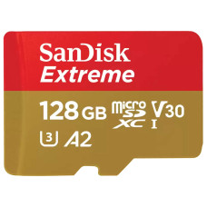 SanDisk 128GB Extreme microSD XC Card