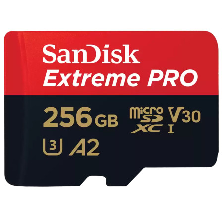 SanDisk 256GB Extreme PRO microSD XC UHS-I Card