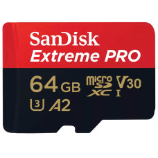 SanDisk 64GB Extreme PRO microSD XC UHS-I Card