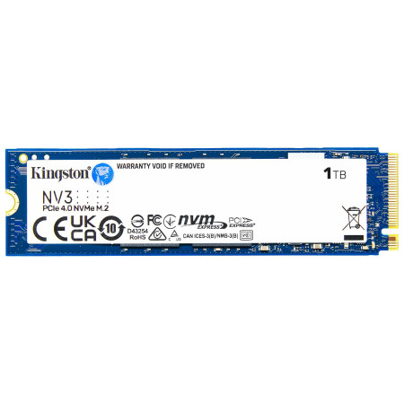 Kingston 1TB SSD NV3 M.2 2280 PCIe 4.0 NVMe