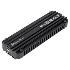 SilverStone MS12 USB-C 3.2 20Gbps to NVMe M.2 SSD Enclosure