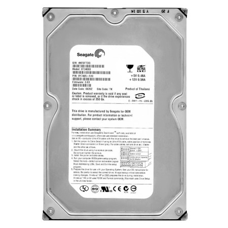 Seagate HDD 400GB 7200 IDE 3.5