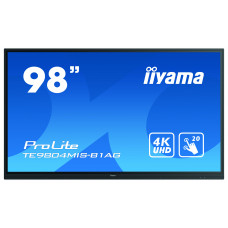 מסך מגע אינטראקטיבי בגודל 98 אינצ' IIYAMA 98" ProLite IPS 20pt Touch 4K Interactive