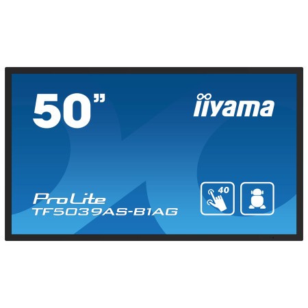 מסך מגע IIYAMA 50" ProLite VA 4K PCAP 40pt Touch Open Frame Android 24/7