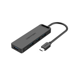 Vention USB-C 3.1 Gen1 to USB-Ax4 1m with micro USB Optional Power Hub
