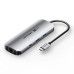 מתאם Vention USB-C to HDMI | USB-A x2 | USB-C | SD Card Reader | LAN | 3.5mm | PD100W | Dock