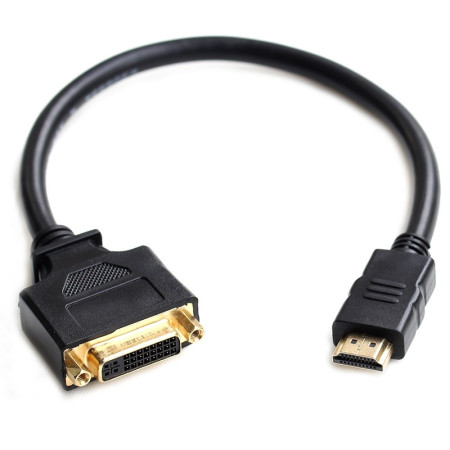 HDMI male To DVI Female Adapter 15cm