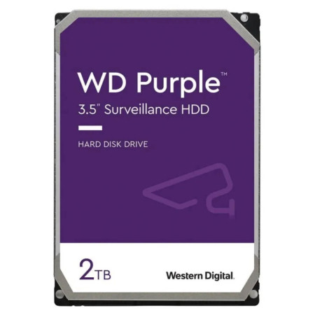WD 2TB 64MB 5400 3.5" SATA3 Purple HDD