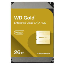 WD Gold 26TB 512MB 7200 3.5" SATA3 Enterprise HDD